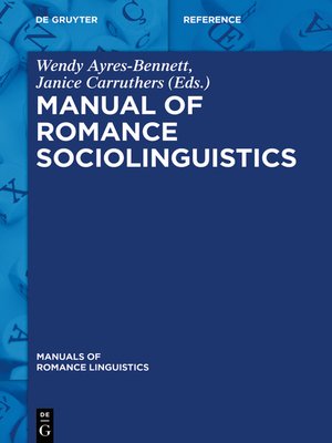 cover image of Manual of Romance Sociolinguistics
